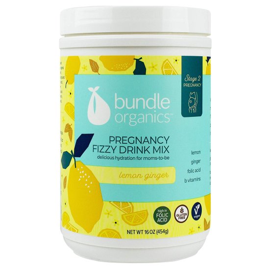 (image for) Bundle Organics Stage 2 Pregnancy Drink Mix Lemon Ginger 16 oz