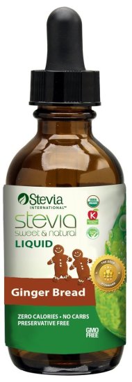 (image for) Anumed International Ginger Bread Stevia Liquid 1 oz