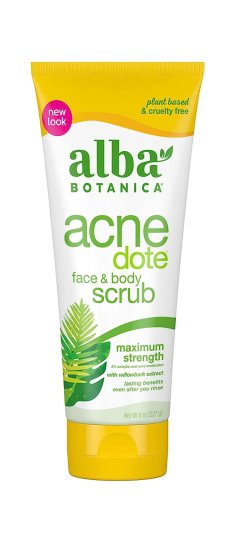 (image for) Alba Botanica Acnedote Maximum Strength Face & Body Scrub 8 oz