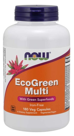 (image for) Now Foods Eco-Green Multi 180 Vcaps