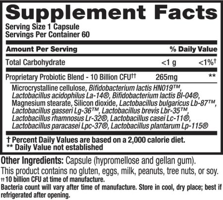 (image for) Nutrition Now PB 8 Probiotic Immune 60 Capsules