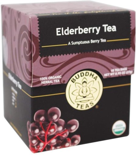 (image for) Buddha Teas Organic Elderberry Tea 18 ct