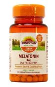 Sundown Naturals Melatonin 3mg Tablets 120 Count