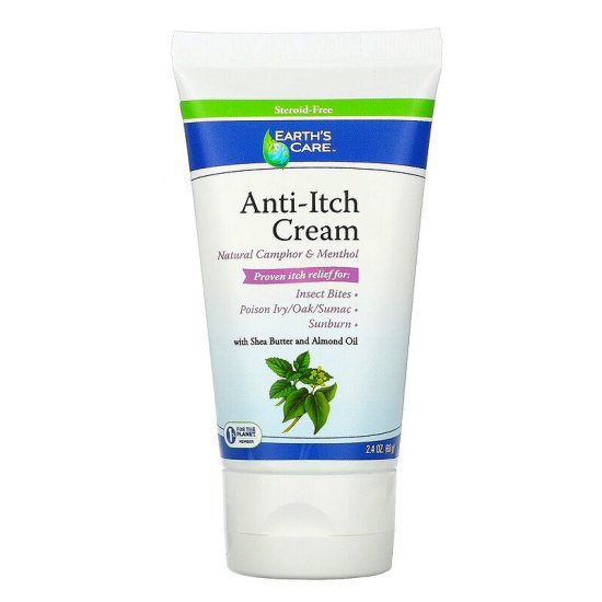 (image for) Earth\'s Care Anti-Itch Cream with Shea Butter & Almond Oil 2.4oz