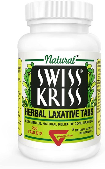 (image for) Swiss Kriss Herbal Laxative Tablets 250 Count