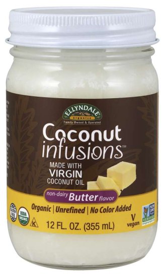 (image for) Organic Coconut Infusions - Non-Dairy Butter Flavor – 12 oz