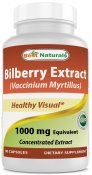 Best Naturals Bilberry Extract 1000 mg 90 Capsules