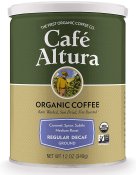 Cafe Altura Organic Coffee Regular Roast Decaf 12 oz