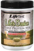 Lifetime Vitamins Plant Protein Unsweetened Vanilla 1.1 lb