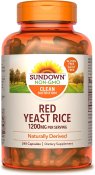 Sundown Naturals Red Yeast Rice 1200 mg Capsules 240 Count