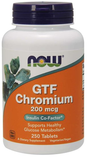 (image for) GTF Chromium 200 mcg 250 Tablets