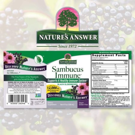 (image for) Nature's Answer Sambucus Immune 4 oz