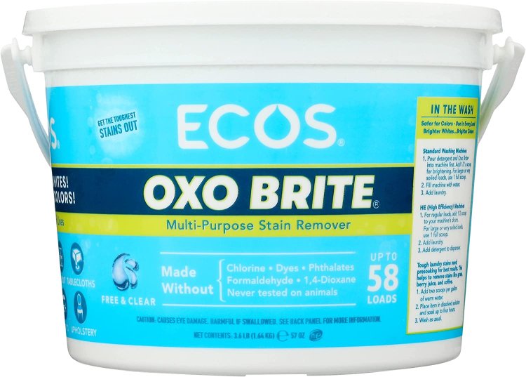 (image for) ECOS Oxy Brite Multi-Purpose Stain Remover 3.6 lb