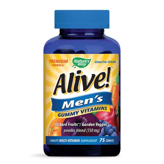 (image for) Nature\'s Way Alive! Men\'s 50+ Gummy Vitamins 75 ct