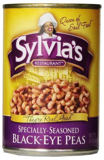 (image for) Sylvia\'s Restaurant Black Eye Peas 15 oz