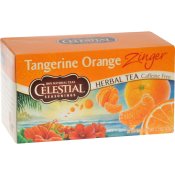 Celestial Seasonings Herbal Tea Tangerine Orange Zinger 20 Ct