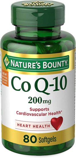 (image for) Nature\'s Bounty Co Q10 200mg 80 Count