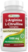 Best Naturals L-Arginine L-Citruline Complex Tablets 250 Count