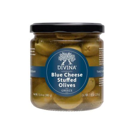 (image for) Divina Blue Cheese-Stuffed Green Olives 7.8 oz