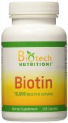 Biotech Nutritions Biotin Maximum Strength 120 Capsules