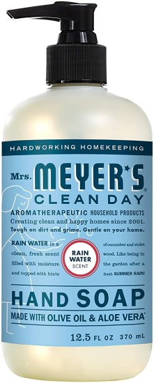 (image for) Mrs. Meyer\'s Clean Day Liquid Hand Soap Rainwater 12.5 oz