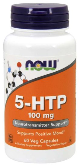 (image for) Now Foods 5-HTP 100 mg 60 Vcaps