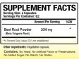 (image for) Biotech Nutritions Beet Root 2000 mg Serving 250 Vegetable Capsules