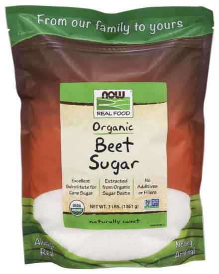 (image for) Now Foods Beet Sugar 3 lbs