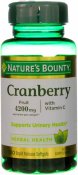 Nature's Bounty Cranberry fruit 4200 mg plus Vitamin C Softgels 120 Count