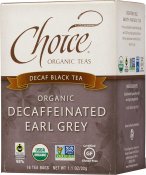 Choice Organic Teas Black Tea Decaffeinated Earl Grey 16 Bags