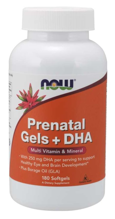 (image for) Now Foods Pre-Natal Multi With Dha Gels 180 Sgels