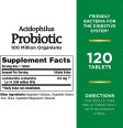 (image for) Nature's Bounty Acidophilus Probiotic Tablets 120 Count