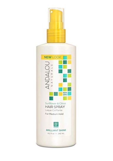 (image for) Andalou Naturals Sunflower & Citrus Shine Hair Spray 8.2 oz