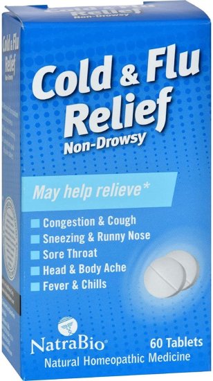 (image for) Natra Bio Cold & Flu Relief 60 Tab