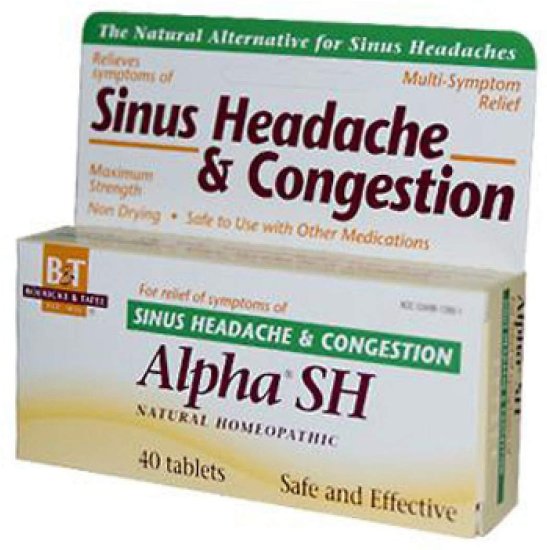 (image for) Boericke and Tafel Alpha SH Sinus Headache, 40 Count