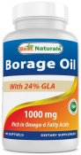 Best Naturals Borage Oil 1000 mg 90 Softgels