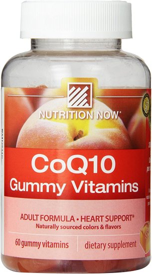 (image for) Nutrition Now CoQ10 Adult Gummy Vitamin 60 ct