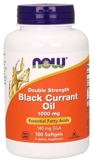 (image for) Now Foods Black Currant Oil 1,000 mg 100 Sgels