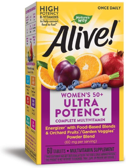 (image for) Nature\'s Way Alive Women\'s 50+ Multivitamin - 60 Tabs