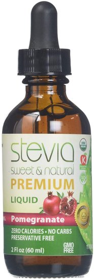 (image for) Anumed International Pomegranate Stevia Liquid 2 oz