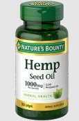 Nature's Bounty Hemp Seed Oil 1000mg 30 Count