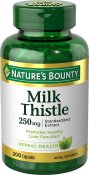 Nature's Bounty Milk Thistle 250 mg. Capsules 200 Count