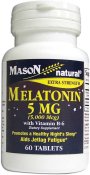 Mason Naturals Melatonin 5 Mg with Vitamin B-6 60 Ct