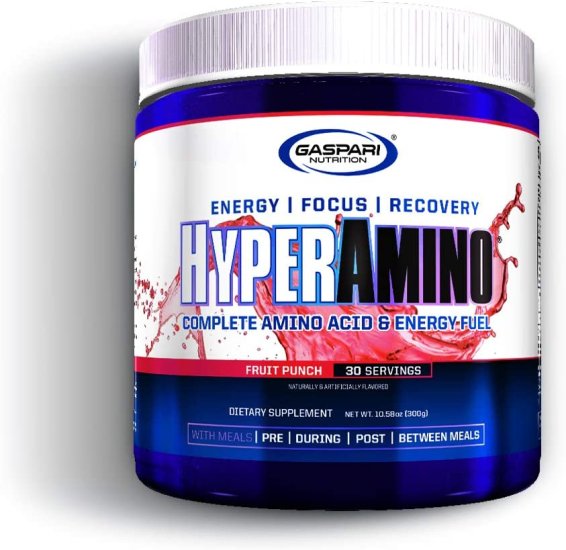 (image for) Gaspari Nutrition Hyper Amino Fruit Punch 30 Servings