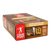 Caveman Bars Dark Chocolate Caramel Cashew 15 ct