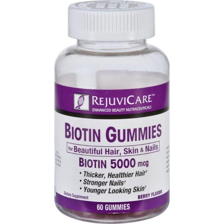 (image for) RejuviCare Biotin 2000mcg Gummies Berry 60ct