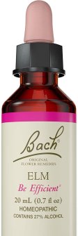 Bach Original Flower Remedy Dropper, 20 ml, Elm Flower