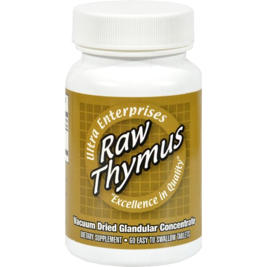 (image for) Ultra Glandulars Raw Thymus 200mg 60ct