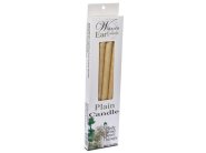 Wally's Natural Plain Candle 4pk