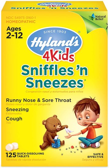 (image for) Children\'s Sniffles n\' Sneezes - 125 Tabs